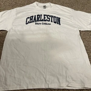 Charleston South Carolina SC T-Shirt Mens X-Large White Gildan - Picture 1 of 4