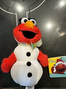 Sesame Street Christmas/Holiday ELMO SNOWMAN 7" Collectible Decorative Plush NWT - Picture 1 of 2