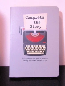 COMPLETE THE STORY book 2020 guided journal with 200 writing prompts NWT - Imagen 1 de 10