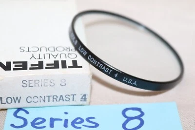 New Vtg TIFFEN Series 8 VIII LOW CONTRAST #4 FILTER Drop-in Ser 8 Low Contrast 4 - Image 1 of 4