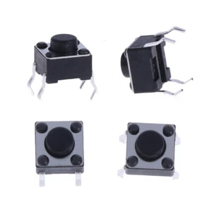 20pcs Mini Micro Momentary Tactile Push Button Switch 6*6*5mm 4 pin ON/OFF - Picture 1 of 12