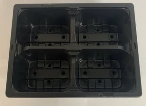 4 Cell Multi Tray (20 PK) Garden Bedding Pack Plug Plant Half Size Seed - Picture 1 of 1