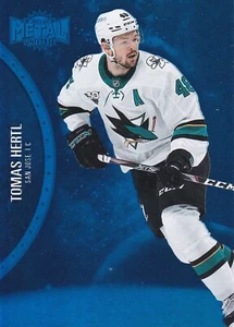 2021-22 Metal Universe Blue Spectrum #69 - Tomas Hertl - San Jose Sharks - Picture 1 of 2