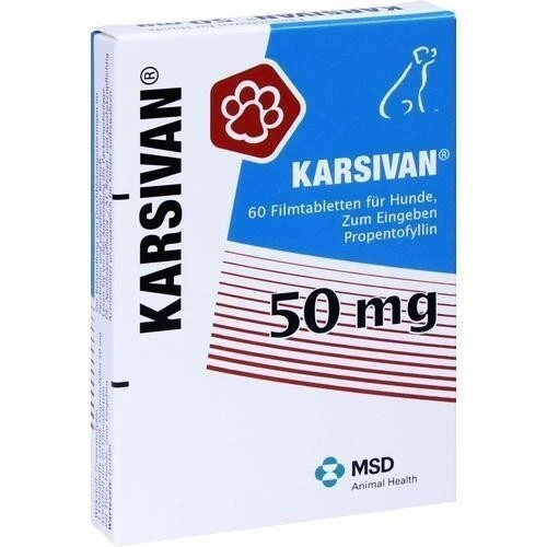 MSD KARSIVAN 50 Filmtabletten f.Hunde 60 St PZN 3069995