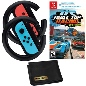 Table Top Racing Nitro Edition für Nintendo Switch + 2 Driving Wheels + Tuch - Bild 1 von 7