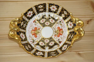 Royal Crown Derby IMARI ##2451 Duchess Handled Pedestal Tray, 5 1/4" (Lot2)(S13) - Picture 1 of 15