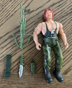 1985 Marchon M Force Military Muscle Rizzo Bootleg Rambo Figure Complete - Picture 1 of 2