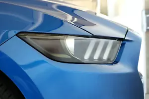 Headlight Amber Corner Lens Vinyl Tint (2015-2017 Mustang, 2016-2020 GT350, 2020 - Picture 1 of 7