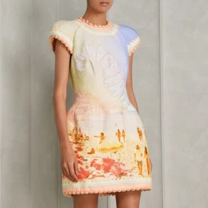 Mini vestido estructurado montaña rusa Zimmermann talla 1 - Imagen 1 de 10