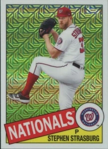 2020 Topps Update Silver Pack 1985 Chrome Ref CPC-31 Stephen Strasburg Nationals - Picture 1 of 1