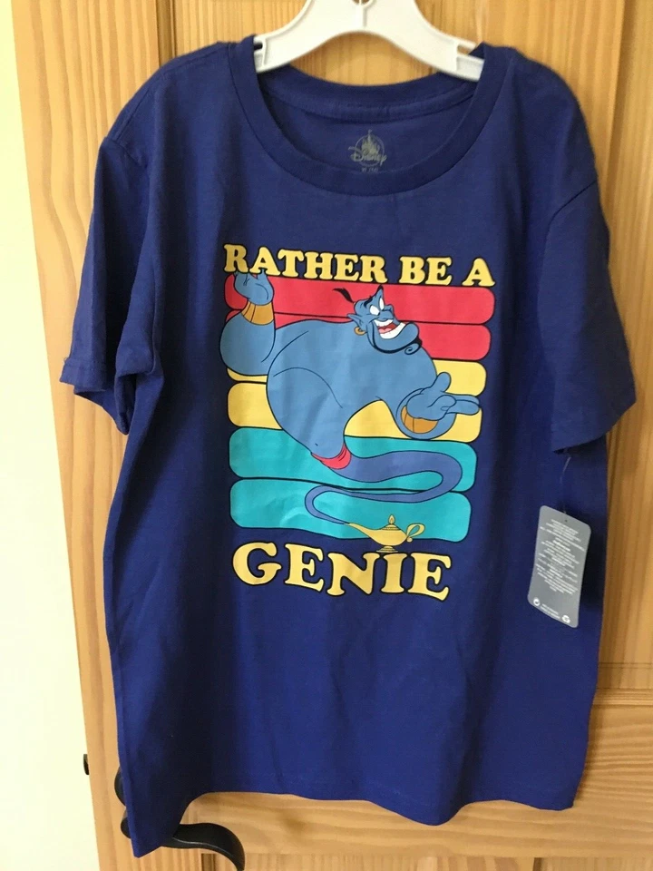 NUEVO CON ETIQUETAS Camiseta Top Disney Store Aladdin Genie Niños 5/6,7/8,10/12,14 Foto 1 de 1