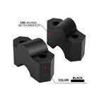 CNC Handlebar Bar Mount Riser Clamp Set For Z1000 2007-2009 Z750 2004-2011 Black