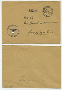 95946 - Feldpostbrief - Tetschen-Bodenbach 3.3.1943 nach Leipzig - ohne Inhalt - Bild 1 von 1