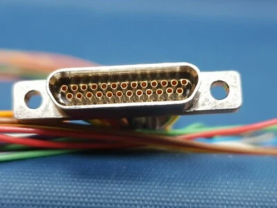 Malco 095-9086-2584 D-Sub Connector Male 25 Position Cable Bundle 20"   - Image 1 of 4