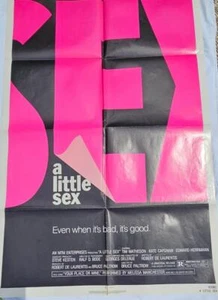 Vintage Movie Poster A LIttle Sex 1982 Universal Studios Original Theater - Picture 1 of 1