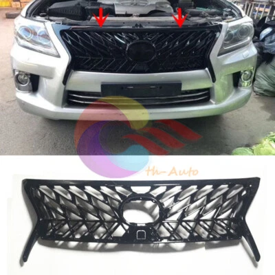 ✈ Repuesto de parrilla central delantera negra para Lexus LX570 2012-2015 Foto 1 de 4