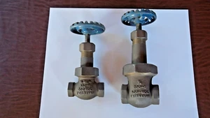 1/2" Bronze 200-S / 400 WOG and 3/8 150-s300 Rising-Stem Gate Valve FAIRBANKS - Picture 1 of 2