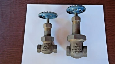 1/2" Bronze 200-S / 400 WOG and 3/8 150-s300  Rising-Stem Gate Valve FAIRBANKS - Image 1 of 2