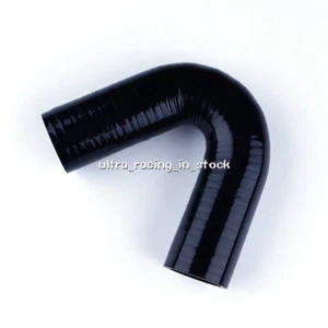 135 degree 2.5" ID 64mm Elbow Silicone Coupler Hose Tubro Intercooler Pipe Black - Bild 1 von 7