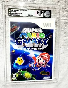 SUPER MARIO GALAXY Japan Nintendo Wii VGA 80+ Plus NM Near Mint Not WATA RARE! - Picture 1 of 7
