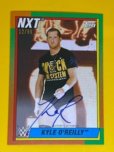 Kyle O'Reilly WWE Heritage 2021 On Card Auto Numbered Parallel Wrestling /99 - Picture 1 of 1
