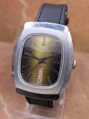 Vintage men's SLAVA dress watch 26  fridge soviet mechanical wristwatch 2428 - Image 1 of 4