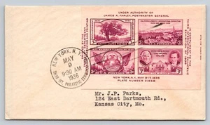 1936 New York 3rd Int Philatelic Exhibition TIPEX PM General J. Farley Scott 778 - Picture 1 of 2