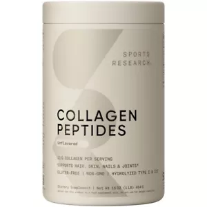 Collagen Peptides for Women & Men Hydrolyzed Type 1 & 3 Collagen Powder Protein - Picture 1 of 8