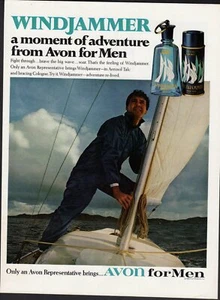 Pubblicità Vintage Stampa Pubblicità Pubblicità Pubblicità Pubblicità AVON Uomo Dopobarba Windjammer 1968 Ad - Foto 1 di 1