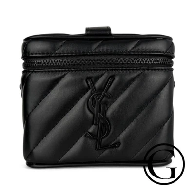 YSL Yves Saint Laurent Beaute Beauty GWP VIP Estuche de tocador Bolso convertido Negro NUEVO Foto 1 de 4