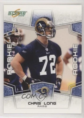 2008 Score Rookie Rookie No Player Bio Text Chris Long #332 RC - Image 1 of 2