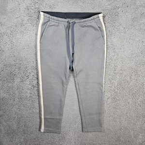 James Perse Performance Jogger Jogginghose grau weiß gestreift Größe 2 - Bild 1 von 8