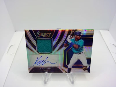2020 Panini Select Kyle Lewis Rookie Patch Auto Silver Holo Prizm /99 #RJA-KL - Image 1 of 2