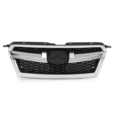 Parachoques delantero apto para Subaru Legacy 2013-2014 parrilla superior negro cromado Foto 1 de 4