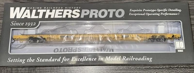 Walthers PROTO 920-104606 89’ Greenbrier TTX-110 Ton Flatcar TTX PTTX CC - Image 1 of 3