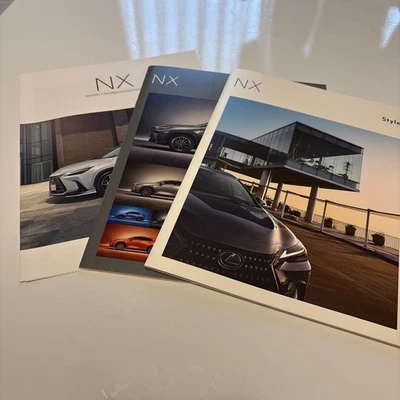 Raro set catalogo Lexus NX 2023 Giappone importazione brochure stili opzioni - Immagine 1 di 4