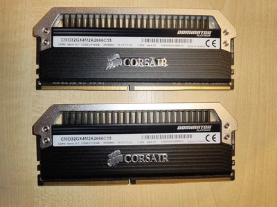 DDR4 32gb (2x16gb) Corsair Dominator Platinum 2666 MHz - Photo 1/2