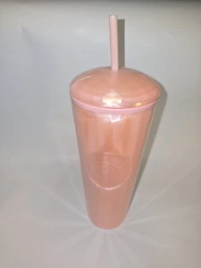 Starbucks Pink Blush Caleidoscopio Bicchiere Tazza Fredda, Venti 24 Oz Estate 2021 Cupola - Foto 1 di 5