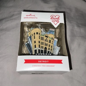 Hallmark Detroit Local Love Red Box Xmas Tree Ornament New In Box - Picture 1 of 24