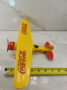 Vintage COCA COLA Coke Airplane Bank CAST COLLECTIBLE NEW MINT RARE - Picture 1 of 5