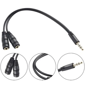 Hot Sale Mobern New Adapter Cable Audio Spliter Cord Laptops Mp4 Tablet Y - Afbeelding 1 van 12