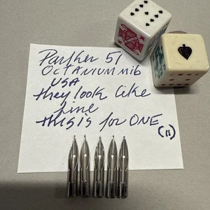 Plumín de octanio Parker 51 EE. UU. súper limpio para aspiradora y aerométrica (11) - Imagen 1 de 7