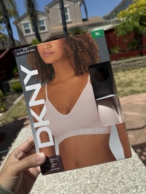 Paquete de 2 sujetadores DKNY JAVA PERLPK correas ajustables sin costuras tela elástica suave XL Foto 1 de 2