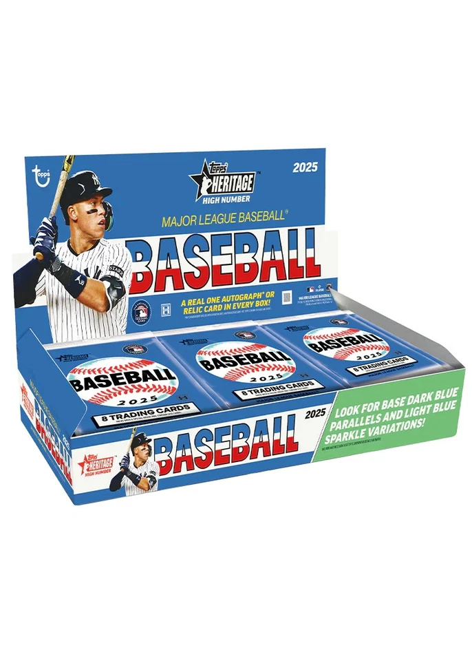New Listing2025 Topps Heritage High Number HOBBY PACK (8 Cards)