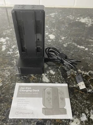 PowerA Joy-Con Charging Dock for Nintendo Switch - 1501406-01 OEM TESTED NICE!! - Image 1 of 4