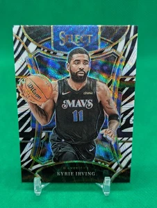 Kyrie Irving Zebra Prizm Mezzanine 2023-24 Panini Select #380 Dallas Mavericks - Bild 1 von 2