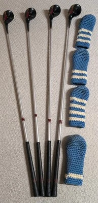 Arnold Palmer Tru-Matic Wood Set 1-2-3-4 Stiff Flex Laminated Maple Retro Golf25 - Image 1 of 4