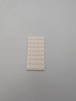 1x LEGO Platte Bauplatte Basisplatte flach Weiß 4x8 White 3035  - Bild 1 von 2