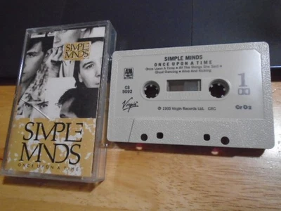 RARE OOP club Simple Minds CASSETTE TAPE Once Upon a Time alive & kicking CALL - Image 1 of 2