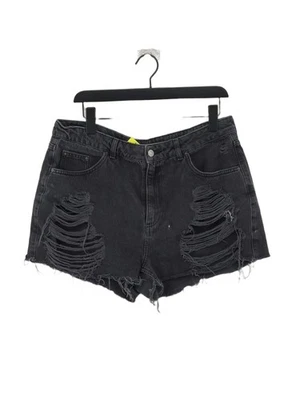 Topshop Women's Shorts UK 10 Grey 100% Cotton Mom - Image 1 of 4